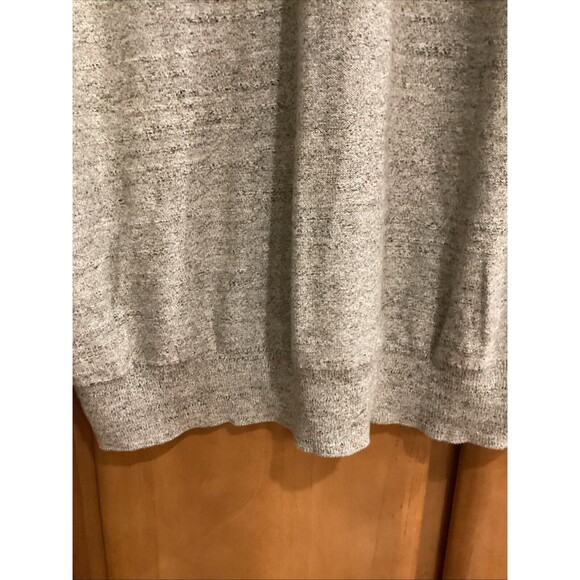 J CREW FACTORY Mens Raglan Cotton Sweater Sz XL Heather Gray LS NWOT - Picture 5 of 12